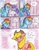 Size: 2552x3304 | Tagged: safe, artist:tristanjsolarez, applejack, rainbow dash, earth pony, pegasus, pony, comic:trans ponies, g4, comic, female, half r63 shipping, male, mare, nudity, rainbow blitz, rule 63, sheath, ship:appleblitz, ship:appledash, shipping, stallion, straight, trans male, trans stallion rainbow dash, transgender