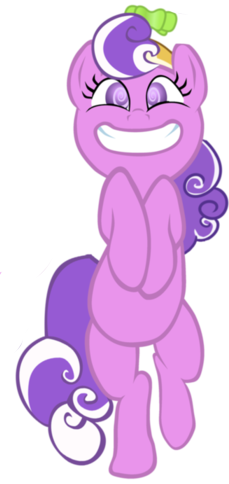 169696 - safe, screwball, pony, g4, cute, female, happy, simple background,  solo, transparent background, vector - Derpibooru