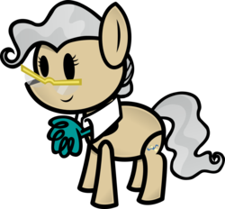 Size: 900x836 | Tagged: safe, artist:fineprint-mlp, mayor mare, earth pony, pony, g4, female, glasses, mare, paper mario, paper pony, parody, simple background, solo, transparent background