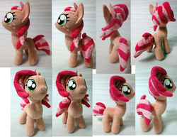 Size: 2589x2000 | Tagged: safe, artist:rens-twin, babs seed, pony, g4, covering, irl, photo, plushie, solo
