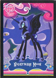 Size: 361x500 | Tagged: safe, nightmare moon, g4, official, card
