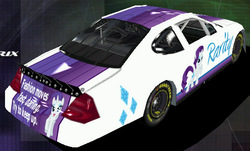 Size: 548x332 | Tagged: safe, rarity, pony, g4, car, forza motorsport, nascar, pontiac, pontiac grand prix, racecar, solo