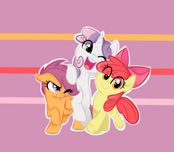 Size: 648x568 | Tagged: safe, artist:jessy, apple bloom, scootaloo, sweetie belle, g4