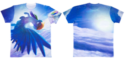 Size: 2000x1000 | Tagged: dead source, safe, artist:tsitra360, rainbow dash, g4, official, clothes, shirt, welovefine