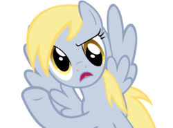 Size: 3666x2714 | Tagged: dead source, safe, artist:thatsgrotesque, derpy hooves, pegasus, pony, g4, female, mare, simple background, solo, transparent background, vector