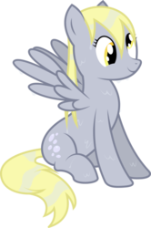 Size: 729x1095 | Tagged: safe, derpy hooves, pegasus, pony, g4, female, mare, simple background, transparent background, vector, wet mane