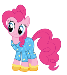 Size: 2682x3000 | Tagged: safe, artist:alexiy777, pinkie pie, g4, clothes, pajamas, simple background, socks, transparent background, vector