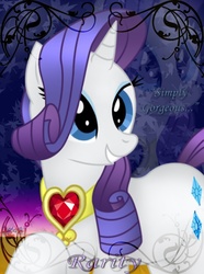 Size: 679x915 | Tagged: safe, artist:iflysna94, rarity, pony, g4, fire ruby, solo