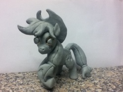 Size: 960x720 | Tagged: safe, artist:vampairious-kun, applejack, g4, blu-tack, figure, irl, photo, sculpture