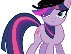 Size: 900x681 | Tagged: safe, twilight sparkle, g4, cosplay, littlest pet shop, simple background, solo, transparent background, twilight barkle, zoe trent