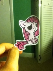 Size: 720x960 | Tagged: safe, pinkie pie, g4, paper child, papercraft, photo, sad