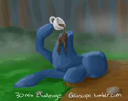 Size: 1280x1012 | Tagged: safe, artist:gaiascope, the headless horse, headless horse, g4, 30 minute art challenge, coffee, headless