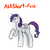 Size: 1024x1024 | Tagged: safe, artist:short-fuse, rarity, alicorn, pony, g4, 30 minute art challenge, alicornified, race swap, raricorn, solo