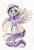 Size: 743x1099 | Tagged: safe, artist:busoni, fluttershy, pony, g4, female, paint, painting, solo, traditional art