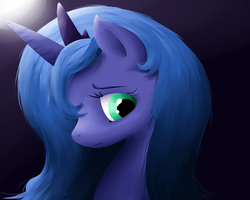 Size: 1500x1200 | Tagged: safe, artist:a6p, princess luna, pony, g4, close-up, female, solo