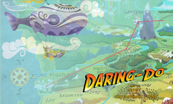 Size: 1459x880 | Tagged: safe, daring do, g4, map, parody