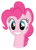 Size: 1600x2200 | Tagged: safe, artist:fajeh, pinkie pie, earth pony, pony, g4, faic, female, simple background, solo, transparent background, vector