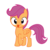 Size: 894x894 | Tagged: safe, scootaloo, pony, g4, :p, cross-eyed, cute, cutealoo, female, looking at you, raised hoof, silly, simple background, smiling, solo, tongue out, transparent background, vector