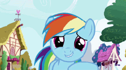 Size: 256x144 | Tagged: safe, screencap, rainbow dash, pony, friendship is magic, g4, animated, artifact, crying, falling, female, laughing, lol, picture for breezies, solo, tears of laughter, well