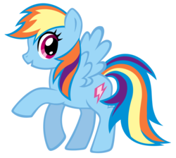Size: 900x807 | Tagged: safe, artist:durpy, rainbow dash, pegasus, pony, g4, female, happy meal, mare, mcdash, mcdonald's, simple background, solo, stock vector, transparent background, vector