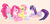 Size: 900x424 | Tagged: safe, artist:maxiria, fluttershy, pinkie pie, twilight sparkle, g4, clothes, socks