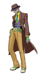 Size: 233x443 | Tagged: safe, discord, human, g4, blazblue, chrono phantasma, female, hazama, humanized, mare, recolor, simple background, solo, sprite, transparent background