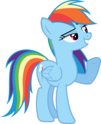 Size: 5000x6144 | Tagged: safe, artist:xpesifeindx, rainbow dash, pegasus, pony, g4, too many pinkie pies, absurd resolution, female, simple background, solo, transparent background, vector