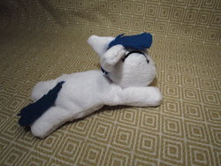 Size: 900x675 | Tagged: safe, artist:brainbread, oc, oc only, oc:roboshi, pony, beanie (plushie), irl, photo, plushie, solo