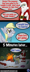 Size: 1500x3550 | Tagged: safe, artist:template93, derpy hooves, pegasus, pony, g4, christmas, comic, crossover, female, holiday, mare, rudolph the red nosed reindeer, santa claus