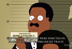 Size: 929x633 | Tagged: safe, human, cleveland brown, duo, initials, male, mugshot, name, names, offscreen character, pony reference, rallo tubbs, reference, solo focus, the cleveland show, when you see it