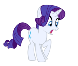 Size: 3090x2638 | Tagged: safe, artist:navitaserussirus, rarity, pony, unicorn, friendship is magic, g4, female, mare, palindrome get, simple background, solo, transparent background, vector, wahaha