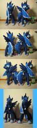 Size: 900x3067 | Tagged: safe, artist:taoumi, princess luna, twilight sparkle, g4, irl, mountain dew, photo, plushie