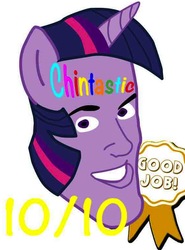 Size: 570x770 | Tagged: safe, twilight sparkle, human, g4, chintastic, horn, horned humanization, humanized, meme