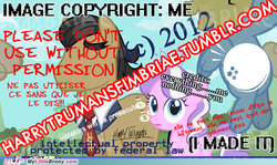 Size: 500x297 | Tagged: safe, artist:capnpea, edit, screencap, diamond tiara, filthy rich, g4, mlb watermark