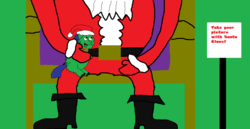 Size: 1012x524 | Tagged: safe, artist:fortune, fluffy pony, christmas, hugbox, santa claus