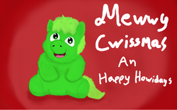 Size: 821x512 | Tagged: safe, artist:mr tiggly the wiggly walnut, fluffy pony, christmas