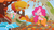 Size: 1920x1080 | Tagged: safe, artist:mick-o-maikeru, fluttershy, pinkie pie, g4, autumn, clothes, happy, hat, leg warmers, scarf