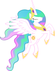 Size: 900x1166 | Tagged: safe, artist:akili-amethyst, princess celestia, alicorn, pony, g4, female, mare, simple background, solo, transparent background, vector