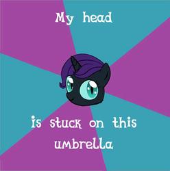 Size: 797x802 | Tagged: safe, artist:aibotnya, oc, oc only, oc:nyx, alicorn, pony, female, filly, image macro, solo