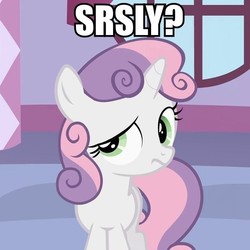 Size: 599x600 | Tagged: safe, sweetie belle, g4, image macro, reaction image