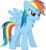 Size: 900x975 | Tagged: safe, rainbow dash, g4, angry, simple background, spread wings, transparent background, vector