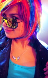 Size: 1000x1617 | Tagged: safe, rainbow dash, human, g4, cosplay, irl, irl human, photo, solo