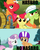 Size: 500x631 | Tagged: safe, apple bloom, big macintosh, granny smith, scootaloo, sweetie belle, earth pony, pony, g4, comic, hasbro, image macro, male, pun, stallion