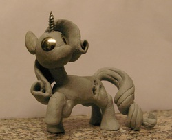 Size: 1029x839 | Tagged: safe, artist:vampairious-kun, rarity, pony, g4, blu-tack, figure, irl, photo, sculpture, solo