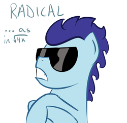 Size: 639x621 | Tagged: artist needed, source needed, safe, soarin', g4, radical