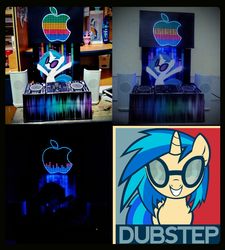 Size: 1844x2048 | Tagged: safe, dj pon-3, vinyl scratch, g4, papercraft, photo