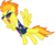Size: 5028x4139 | Tagged: safe, artist:freak0uo, spitfire, pegasus, pony, g4, wonderbolts academy, .svg available, absurd resolution, clothes, female, show accurate, simple background, solo, transparent background, uniform, vector, wonderbolts, wonderbolts dress uniform