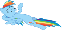 Size: 7000x3400 | Tagged: safe, artist:uxyd, rainbow dash, pony, g4, sleepless in ponyville, absurd resolution, female, simple background, solo, transparent background, vector