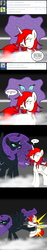 Size: 600x3200 | Tagged: safe, artist:dekomaru, oc, oc only, oc:jupiter, oc:nyx, oc:venus, alicorn, pony, tumblr:ask twixie, ask, bucking, comic, female, magic, mare, tumblr