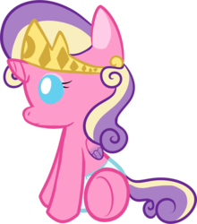 Size: 1537x1749 | Tagged: safe, artist:atlanta-hammy, princess skyla, pony, g4, baby, diaper, female, simple background, solo, transparent background, vector